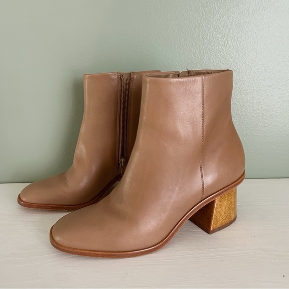 Bernardo Womens Nantucket Tan Ankle Boots Size 7 - Picture 1 of 11